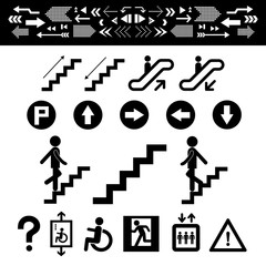 staircase symbol set