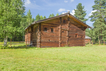 Obraz premium Малые Корелы, Россия. Дом-двор А. Туробова, 20-е годы XIX века