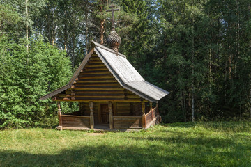 Малые Корелы, Россия. Часовня Ильи Пророка, XVIII века