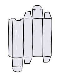 Box template sketch for your design