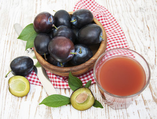 Plum juice