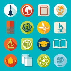 Set of education icons