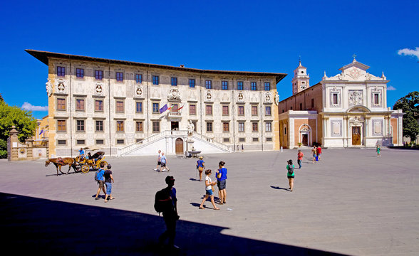 Pise, piazza dei cavalieri, place des cavaliers
