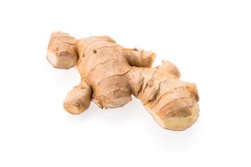 Ginger isolated on white