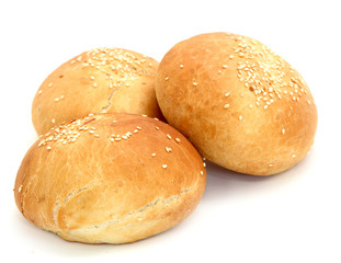 bun with sesame seeds