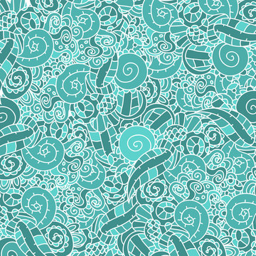 Abstract hand-drawn pattern background mono color.