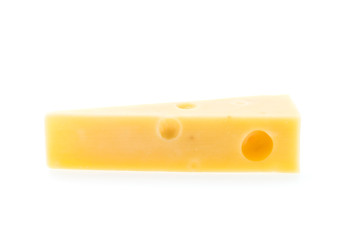 Cheese isolated on white