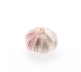 Garlic isolated on white
