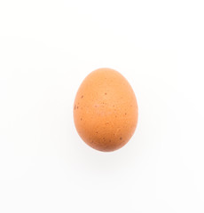 Eggs isolated on white