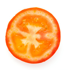 Tomato isolated on white