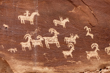 Pétroglyphes - Arches National Park (Utah) 