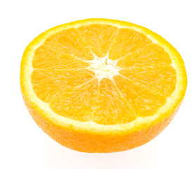 Orange isolated on white