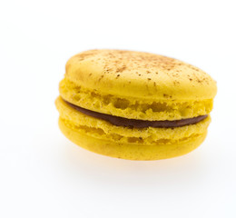 Macaroons isolated on white