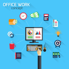 Office work concept