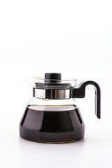 Coffee pot isolated on white background