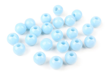 Beads for children isolated on white