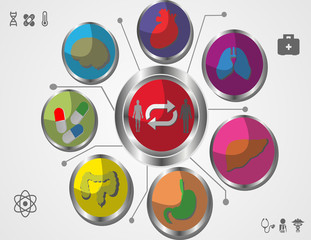 buttons with transparency and bodies