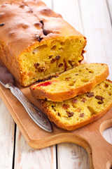 Fruit pumpkin cake