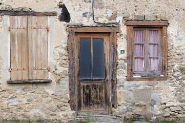 vieille facade de maison