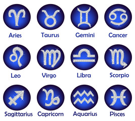 Horoscope icons set