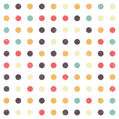 Vector circle pattern background with a grunge texture overlay