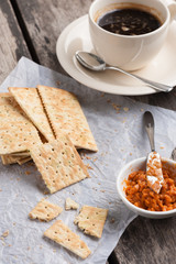 Biscuits and coffee