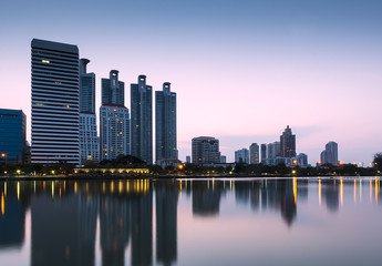 Naklejka premium Bangkok Cityscape