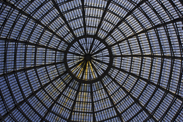 Umberto I gallery architectural detail, Naples