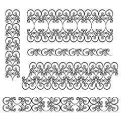 Decorative Abstract Frame, Ornament (Vector).