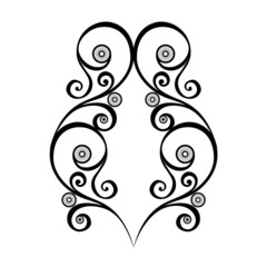 Vector Deco Abstract Symmetric Element. Design elements