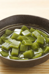 抹茶の寒天