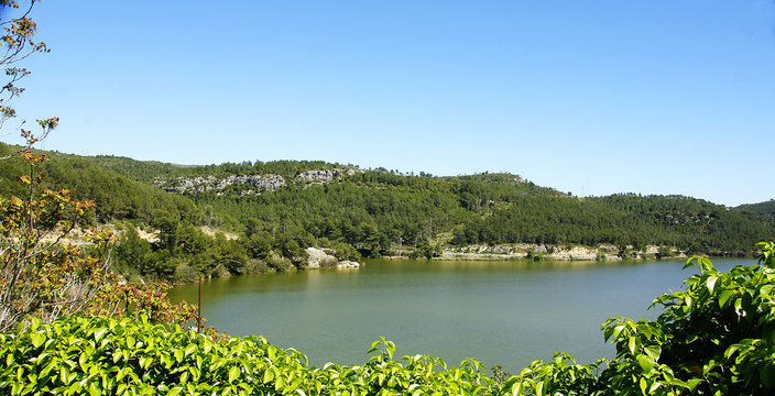 Panorámica del pantano de Foix, Castellet i la Gornal, Barcelona