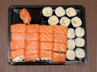 Sushi selection plate