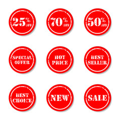 Sale stickers