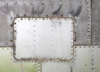 Plane constructional close up.