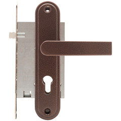 Door lock with handle