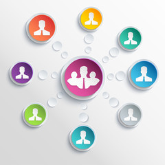 Presentation Infographics elements.