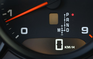 Tachometer detail