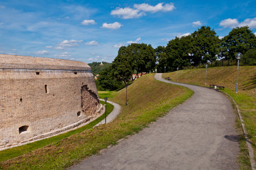 Bastion of City Wall, Renaissance style fortification in Vilnius
