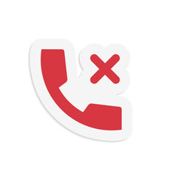 Obraz premium Disconnected call