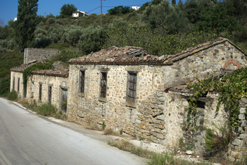 Old stone house in Samothrace