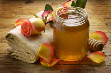 Honey Miele Honig Miel Miód Rose Rosa Róża Rosen Rosier © Comugnero Silvana