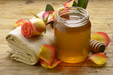 Honey Miele Honig Miel Miód Rose Rosa Róża Rosen Rosier © Comugnero Silvana