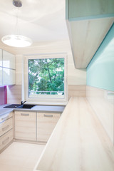 Modern bright kitchen