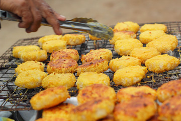 Rice cakes in asia - asia food