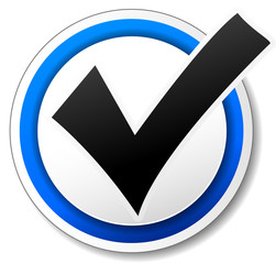 Vector check mark icon