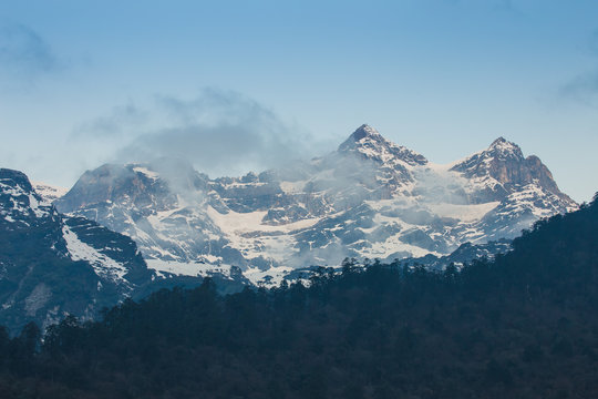 Himalayas Mountain in Sikkim, India