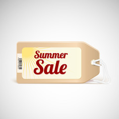 Summer sale tag.