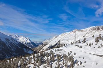 Mountain ski resort Hochgurgl Austria
