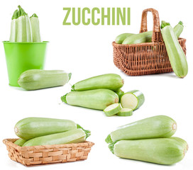 zucchini isolated